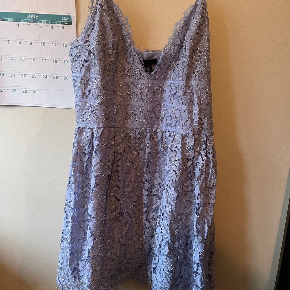 NBD size M dress - tank top, purple lace